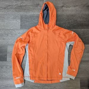 Women's orange Windstopper, size L, from Mountain Hardwear.